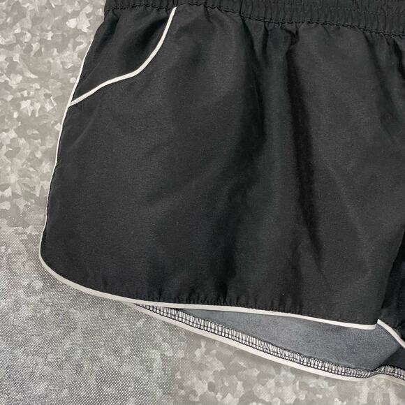 OP Junior's Black Elastic Waist Pull On Surfer Shorts - Size XL (15-17) - Beach - Picture 3 of 6